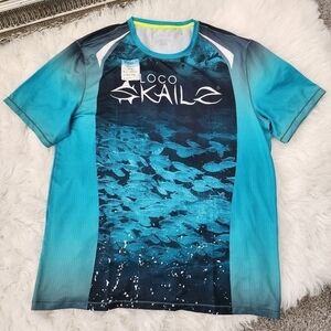 Loco Skailz Mens Tail Performance Short Sleeve Top. Size Large. New. This perf
